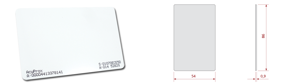 Tag RFID AcuProx ISO